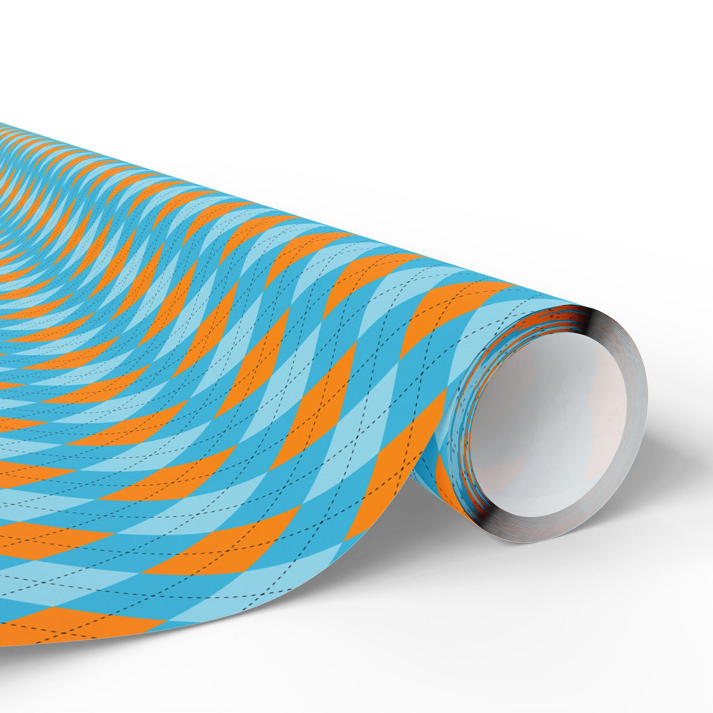 Argyle Design 036 Wrapping Paper - Holiday Gift Wrapping Paper Roll