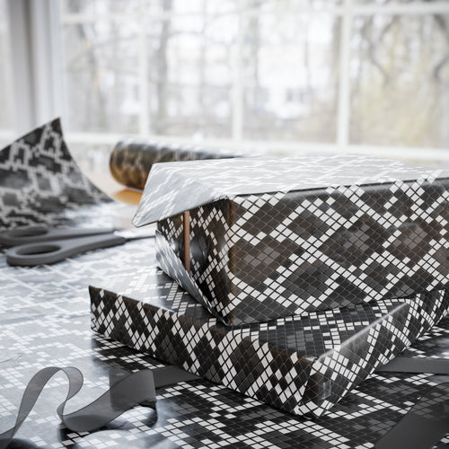 Animal Print Design 001 Snake Skin Wrapping Paper - Holiday Gift Wrapping Paper Roll