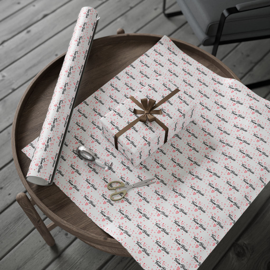 Bridal Shower Wrapping Paper Design 005 - Holiday Gift Wrapping Paper Roll