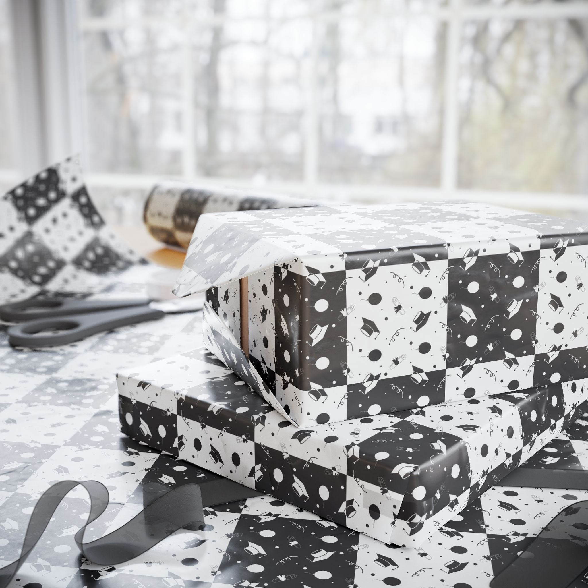 Graduation Wrapping Paper Design 003 - Holiday Gift Wrapping Paper Roll