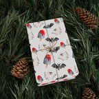 Halloween Watercolor Happy Ghosts Wrapping Paper | Holiday Gift Wrapping Paper Roll