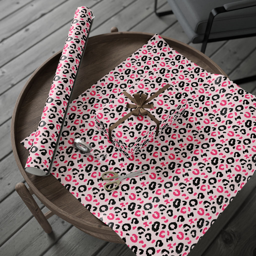 Animal Print Design 020 Leopard Skin Wrapping Paper - Holiday Gift Wrapping Paper Roll