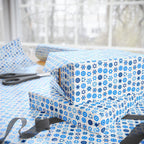 Hanukkah Star of David Collage Wrapping Paper | Holiday Gift Wrapping Paper Roll
