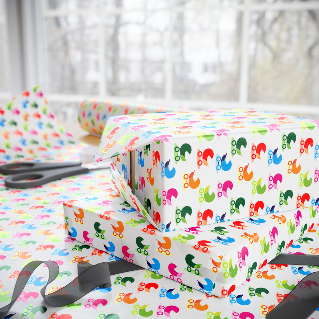 Baby Shower Wrapping Paper Design 002 - Holiday Gift Wrapping Paper Roll