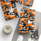 Tennessee Volunteers Inspired Camoflauge Wrapping Paper - Holiday Gift Wrapping Paper Roll