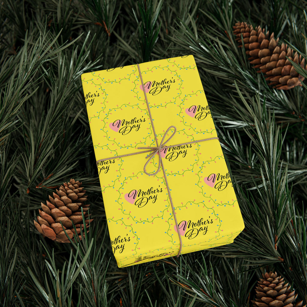 Mother's Day Flowering Vines Wrapping Paper - Holiday Gift Wrapping Paper Roll