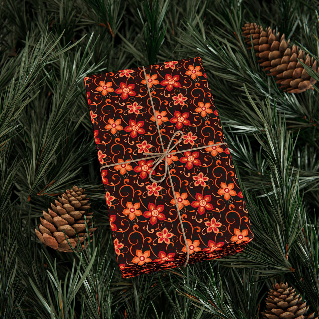 Floral Design 010 Wrapping Paper - Holiday Gift Wrapping Paper Roll
