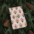 Gay Pride Born Like This Wrapping Paper Design | Holiday Gift Wrapping Paper Roll