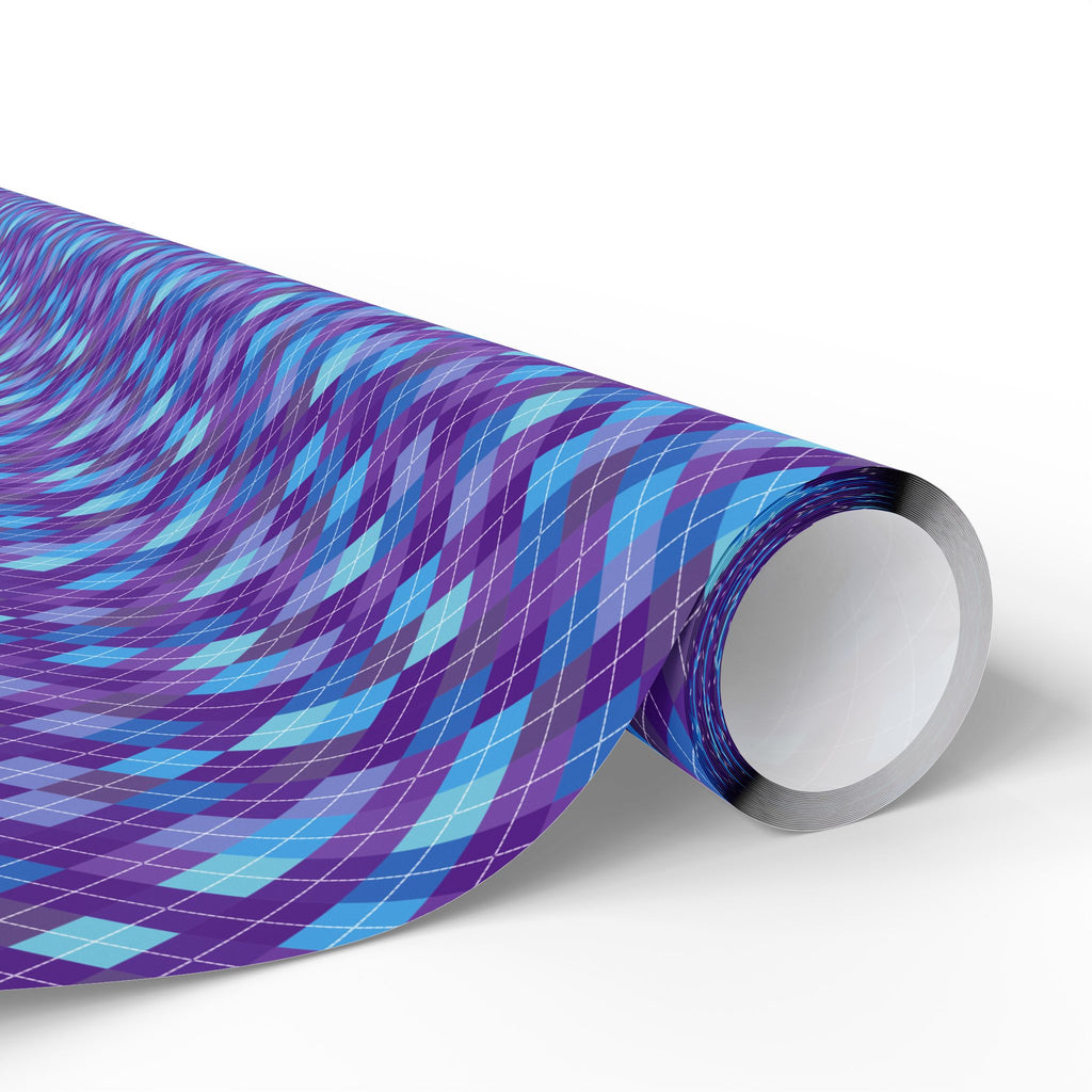 Argyle Design 034 Wrapping Paper - Holiday Gift Wrapping Paper Roll