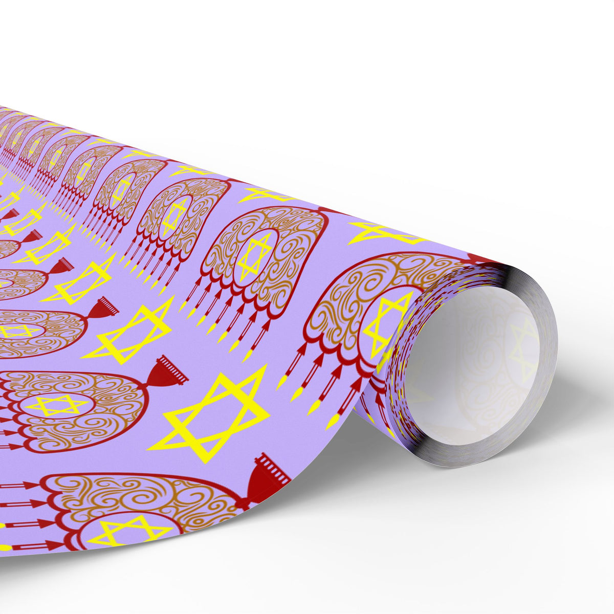 Hanukkah Holiday Poster Wrapping Paper | Holiday Gift Wrapping Paper Roll