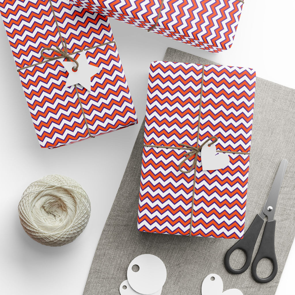 Halloween Chevron 1.0 Wrapping Paper | Holiday Gift Wrapping Paper Roll