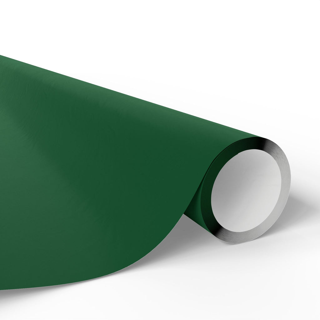 Solid Forest Green Wrapping Paper - Holiday Gift Wrapping Paper Roll