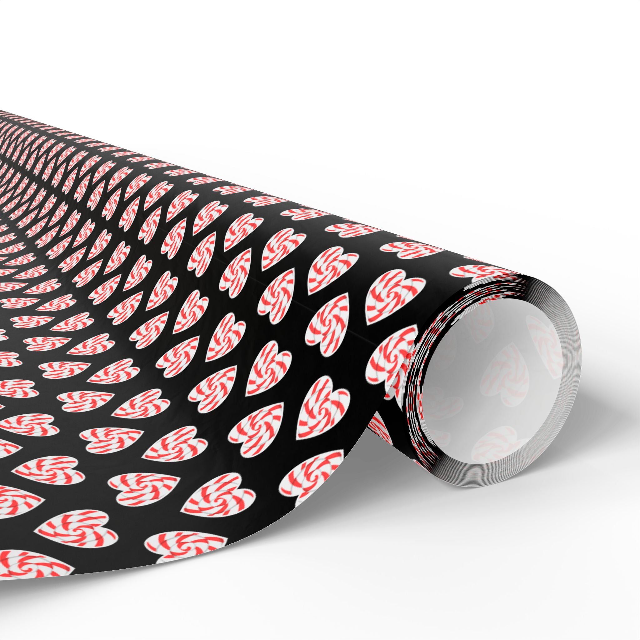 Valentine’s Day Swirled Hearts Wrapping Paper | Holiday Gift Wrapping Paper Roll