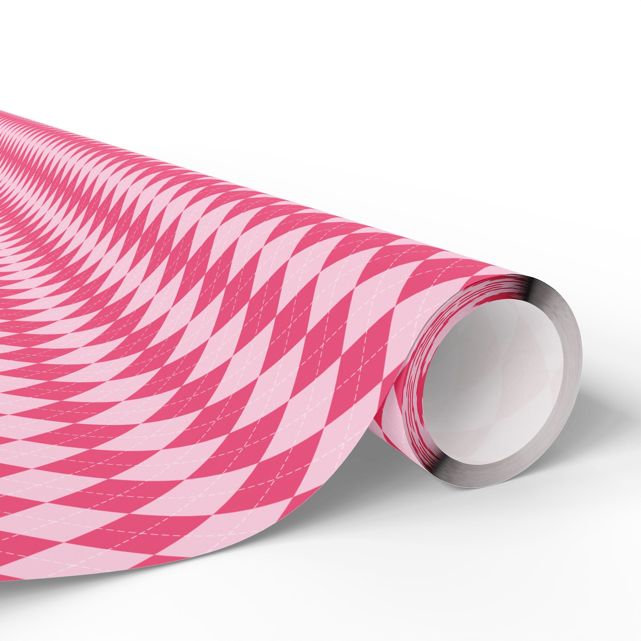 Argyle Design 023 Wrapping Paper - Holiday Gift Wrapping Paper Roll