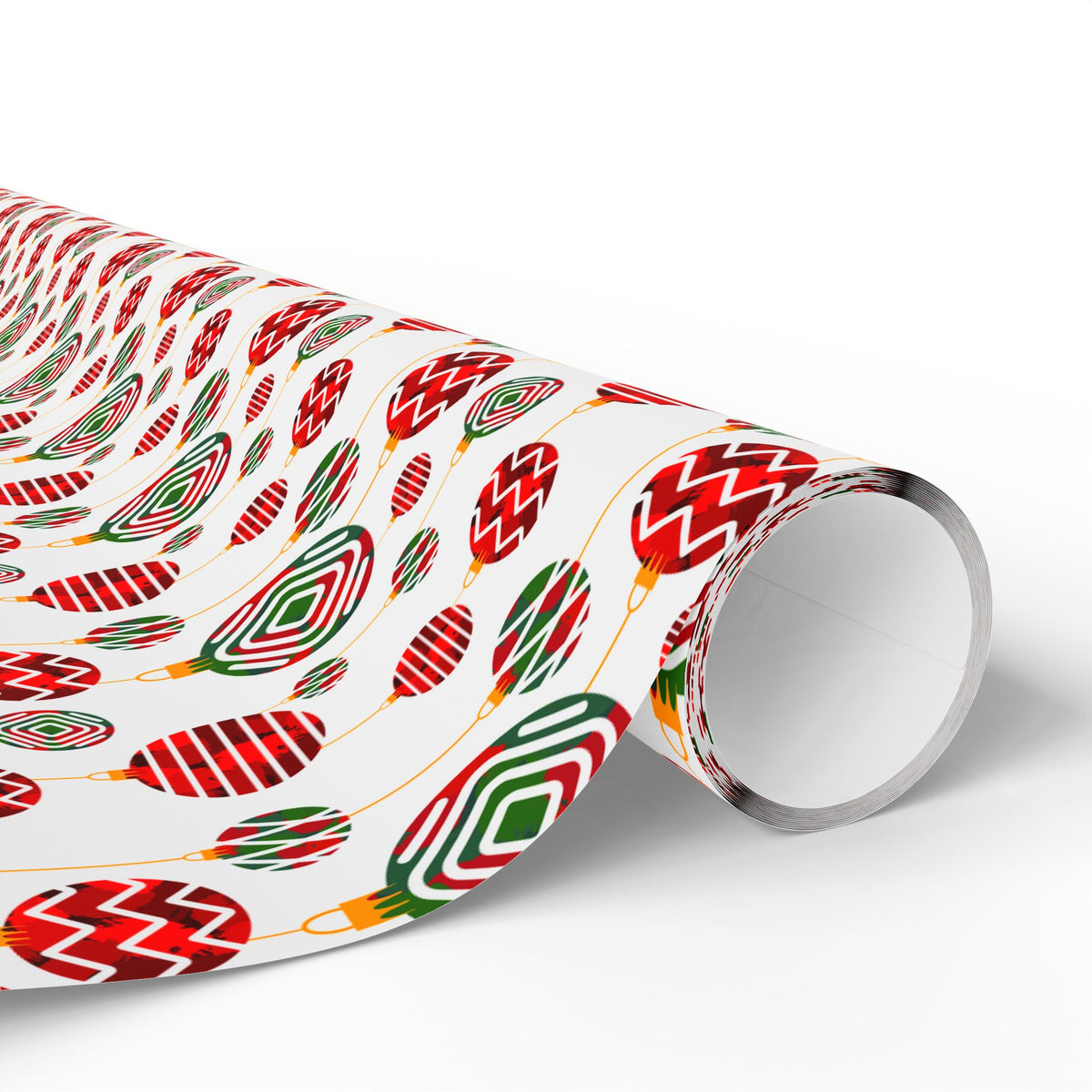 Christmas Glassworks Wrapping Paper | Holiday Gift Wrapping Paper Roll
