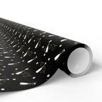 New Year's Serpentine Confetti Wrapping Paper - Holiday Gift Wrapping Paper Roll