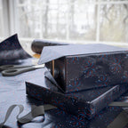 4th of July Navy Fireworks Wrapping Paper | Holiday Gift Wrapping Paper Roll