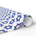 Hanukkah Gradient Star of David Wrapping Paper | Holiday Gift Wrapping Paper Roll