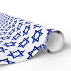 Hanukkah Gradient Star of David Wrapping Paper | Holiday Gift Wrapping Paper Roll