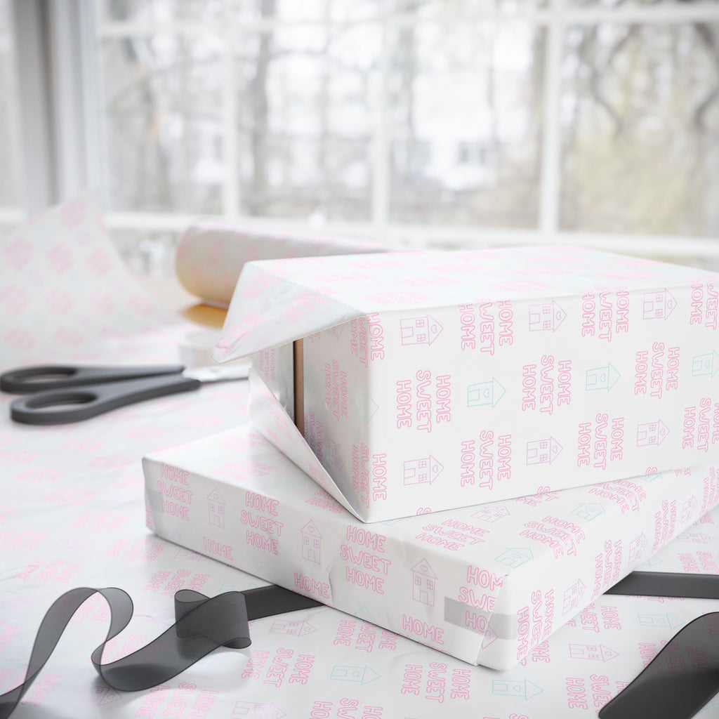 House Warming Wrapping Paper Design 006 - Holiday Gift Wrapping Paper Roll