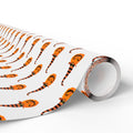 Halloween Witch Hat Pumpkins Wrapping Paper | Holiday Gift Wrapping Paper Roll