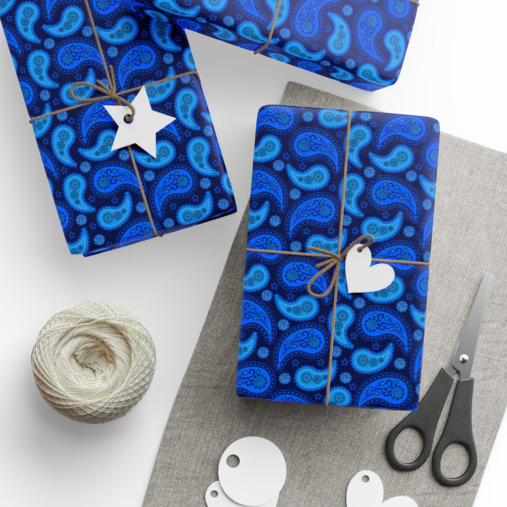 Paisley Design 002 Wrapping Paper - Holiday Gift Wrapping Paper Roll