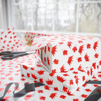 Canada Day Leaf Crown Wrapping Paper - Holiday Gift Wrapping Paper Roll