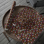 Day of the Dead Calavera Festival Wrapping Paper | Holiday Gift Wrapping Paper Roll