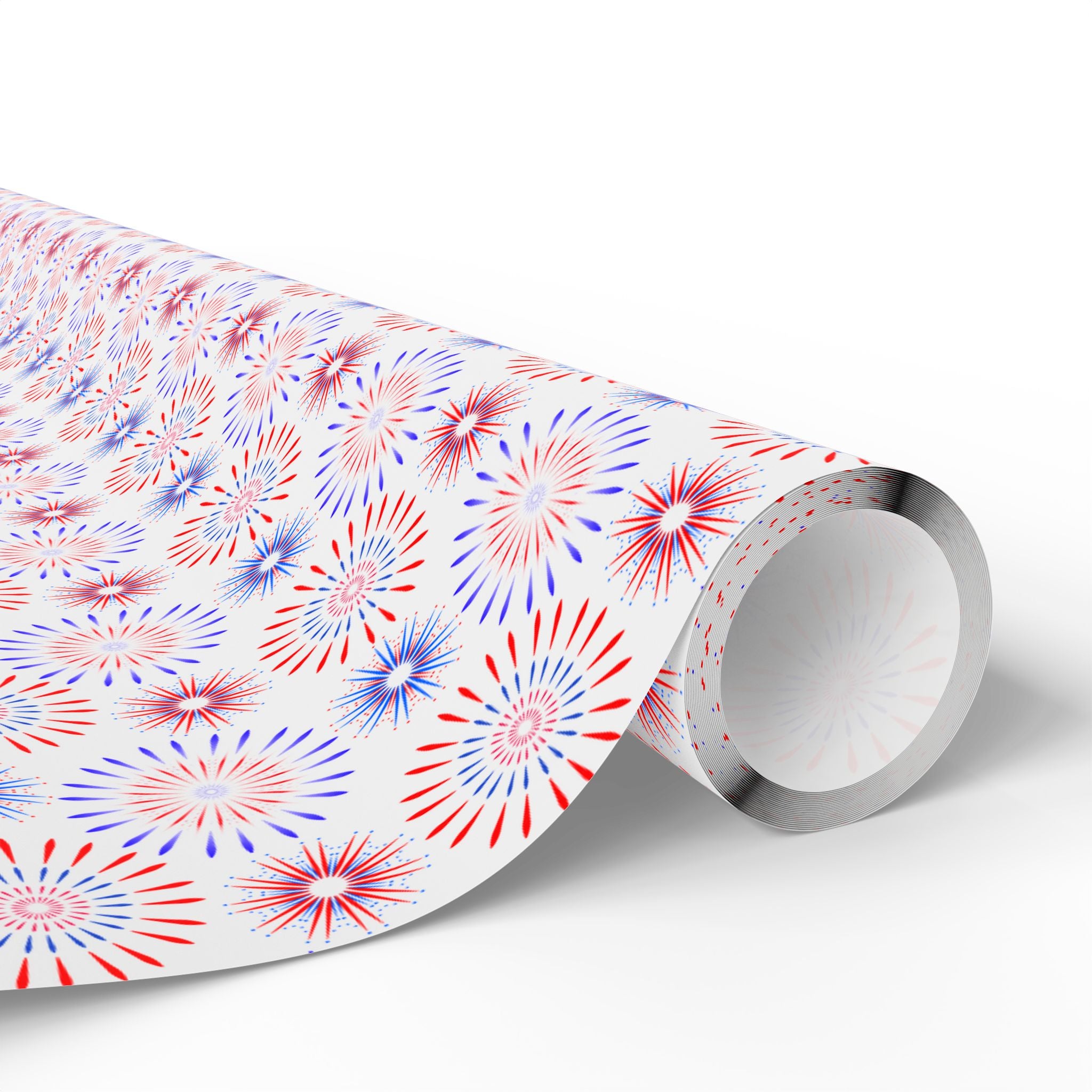 4th of July Fireworks Wrapping Paper | Holiday Gift Wrapping Paper Roll