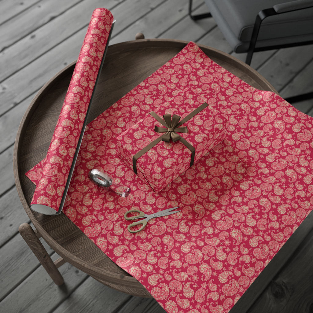 Paisley Design 003 Wrapping Paper - Holiday Gift Wrapping Paper Roll