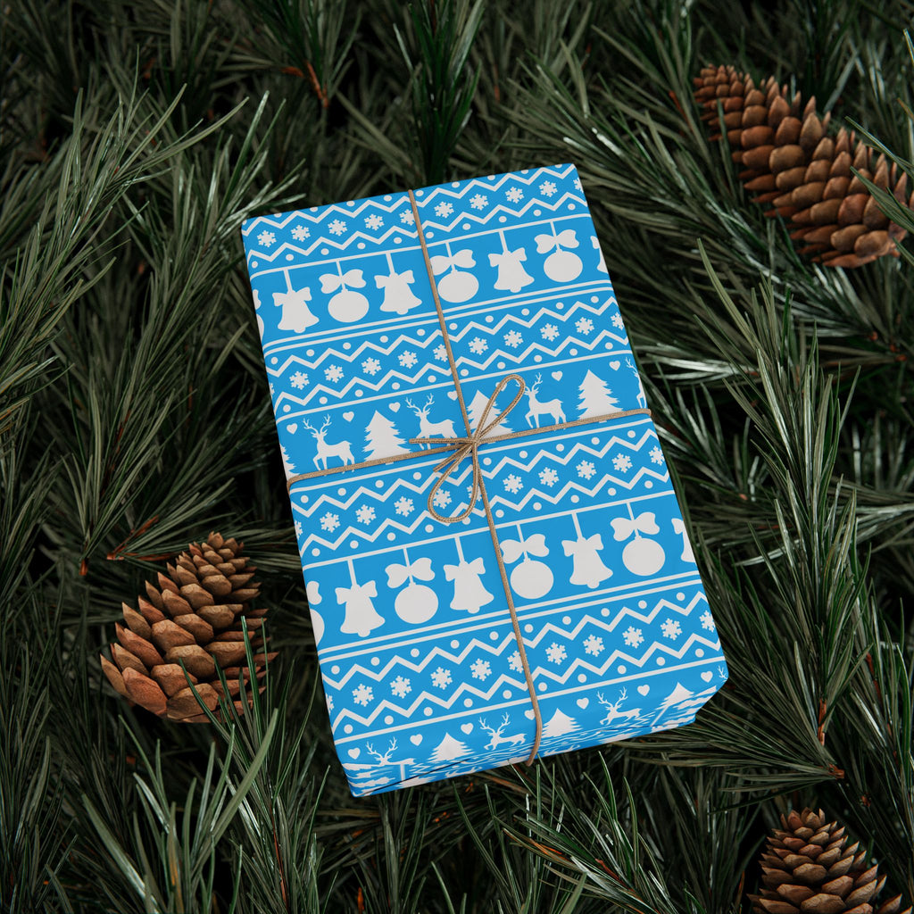 Christmas Ugly Bells Wrapping Paper | Holiday Gift Wrapping Paper Roll
