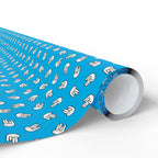 NSFW "The Shocker" on Sky Blue Wrapping Paper - Holiday Gift Wrapping Paper Roll