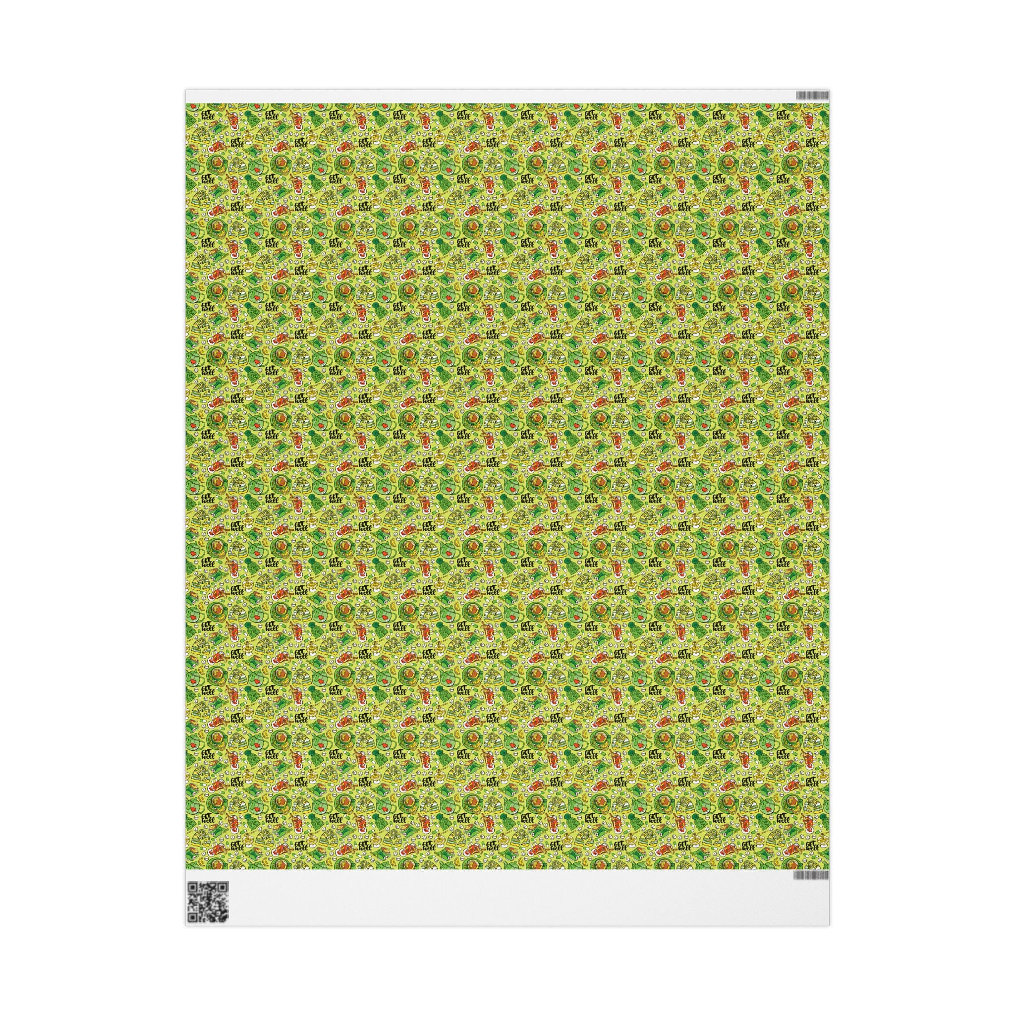 Get Well Soon Wrapping Paper Design 006 | Holiday Gift Wrapping Paper Roll