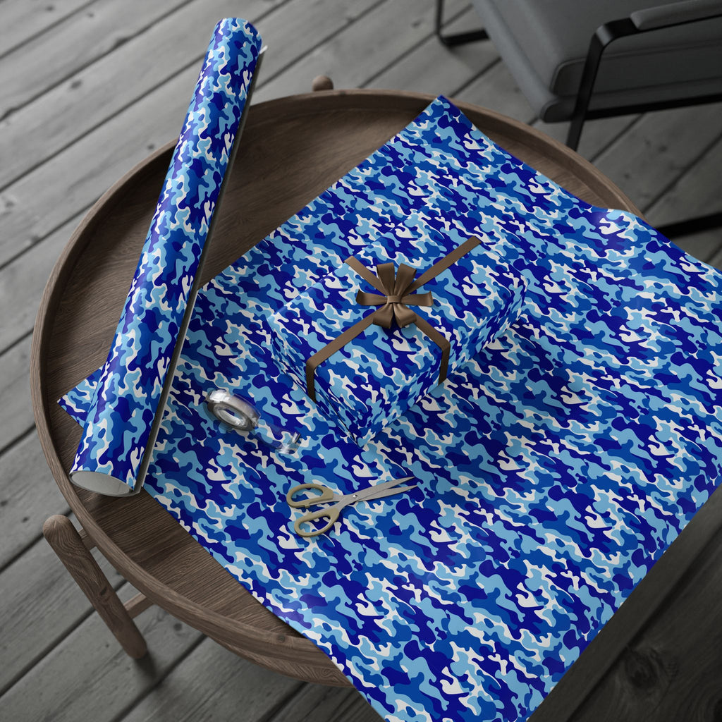 Cloud Camo Wrapping Paper - Holiday Gift Wrapping Paper Roll