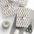 Day of the Dead Skeleton Selfie Wrapping Paper | Holiday Gift Wrapping Paper Roll
