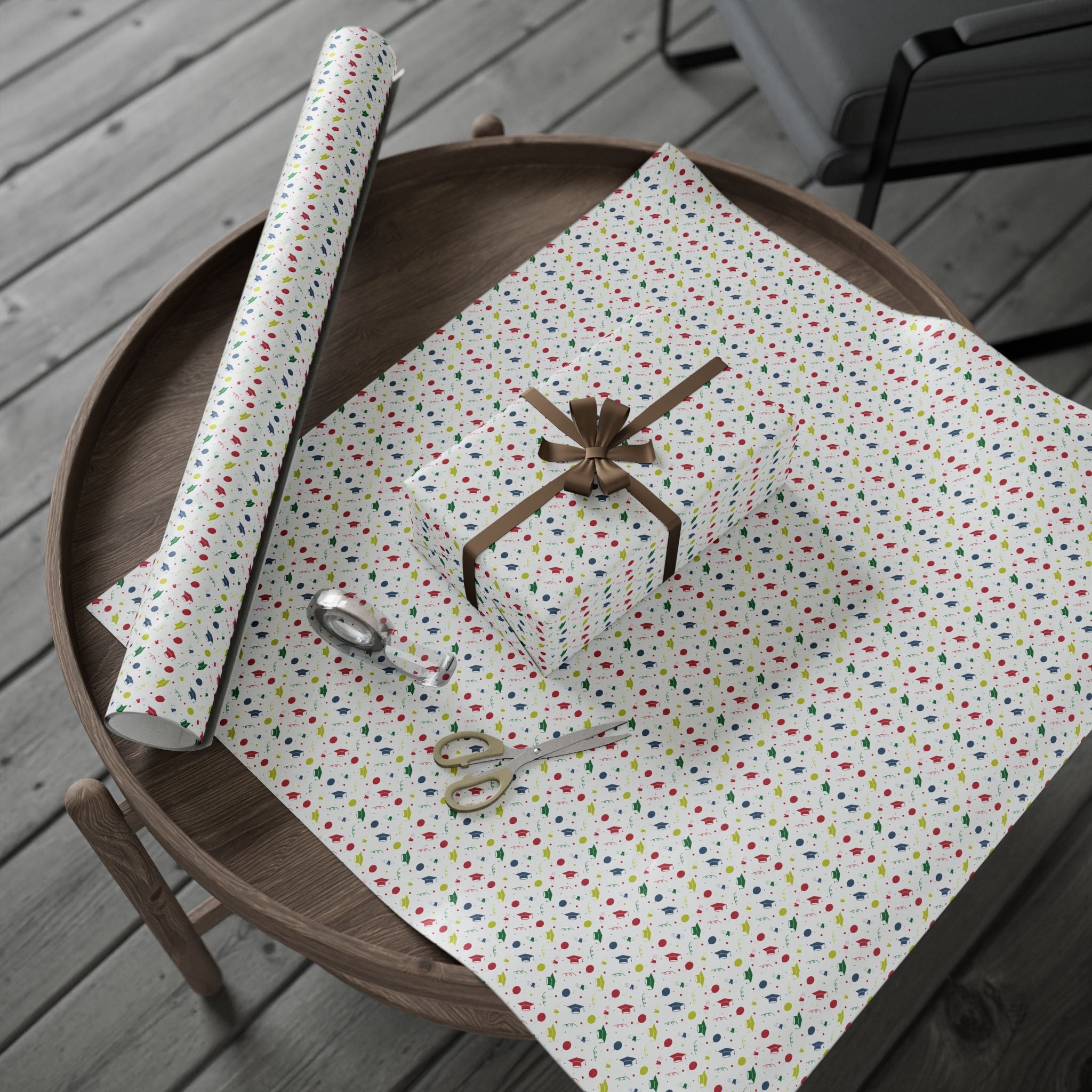 Graduation Wrapping Paper Design 004 - Holiday Gift Wrapping Paper Roll