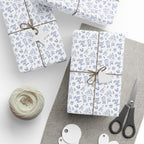 New Year's Hand Drawn Doodles Wrapping Paper - Holiday Gift Wrapping Paper Roll