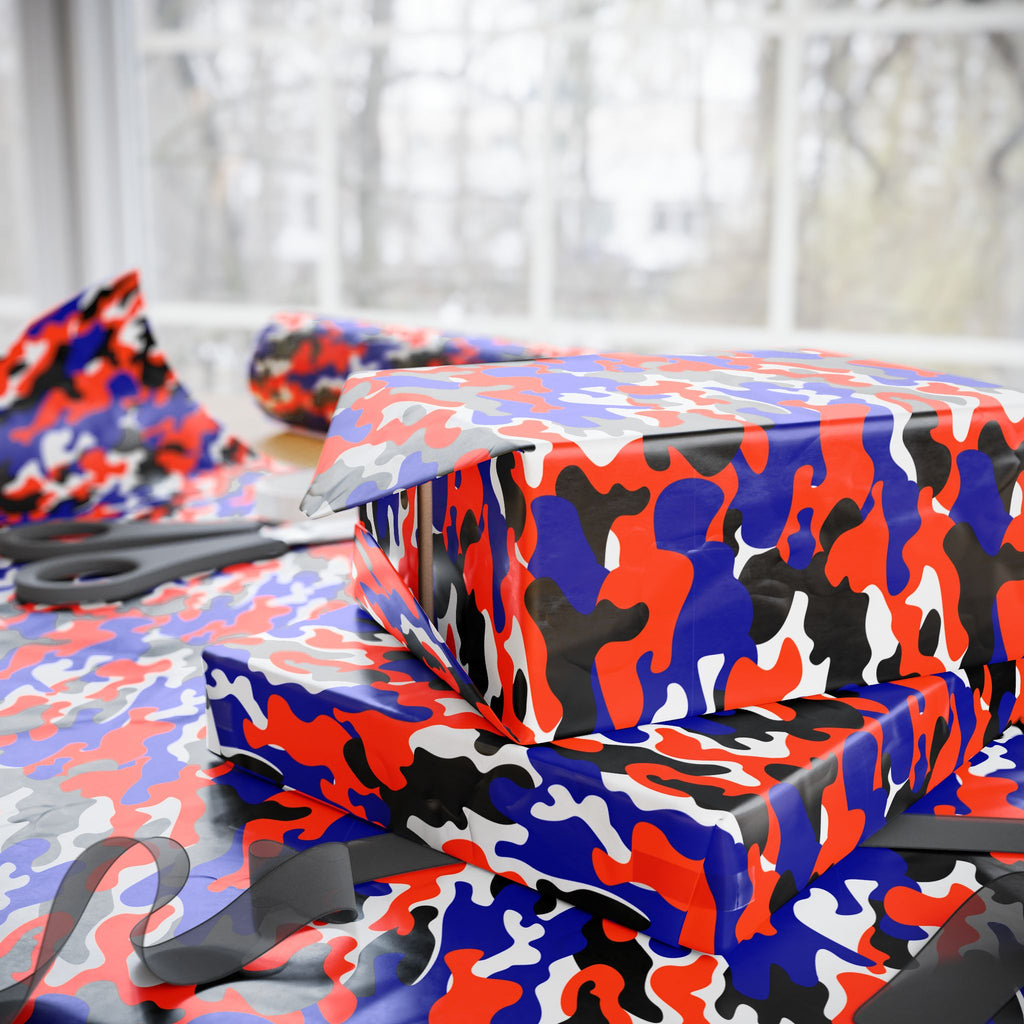 Florida Gators Inspired Camoflauge Wrapping Paper - Holiday Gift Wrapping Paper Roll