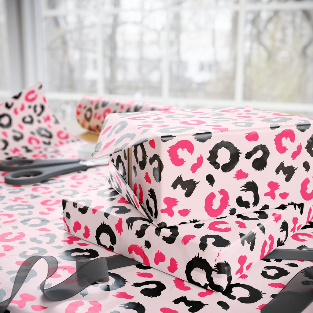 Animal Print Design 020 Leopard Skin Wrapping Paper - Holiday Gift Wrapping Paper Roll
