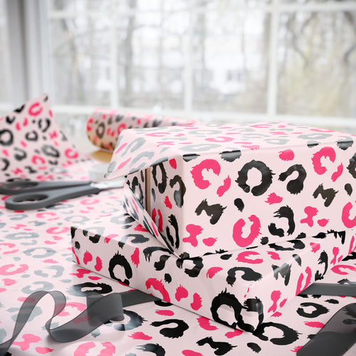 Animal Print Design 020 Leopard Skin Wrapping Paper - Holiday Gift Wrapping Paper Roll