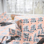 Father's Day Circle Greetings Wrapping Paper - Holiday Gift Wrapping Paper Roll
