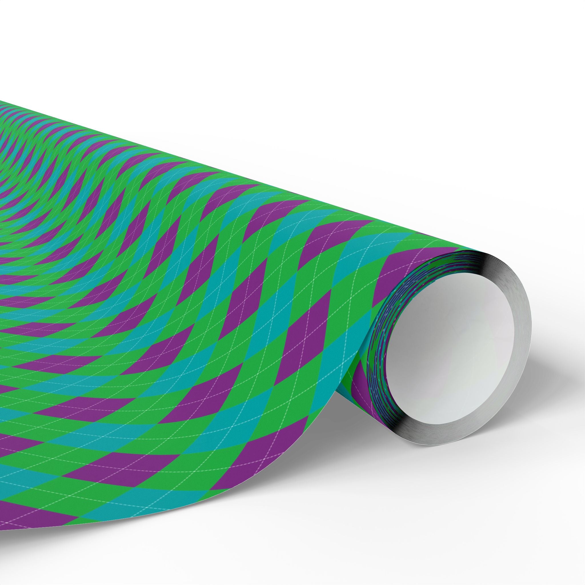 Argyle Design 029 Wrapping Paper - Holiday Gift Wrapping Paper Roll