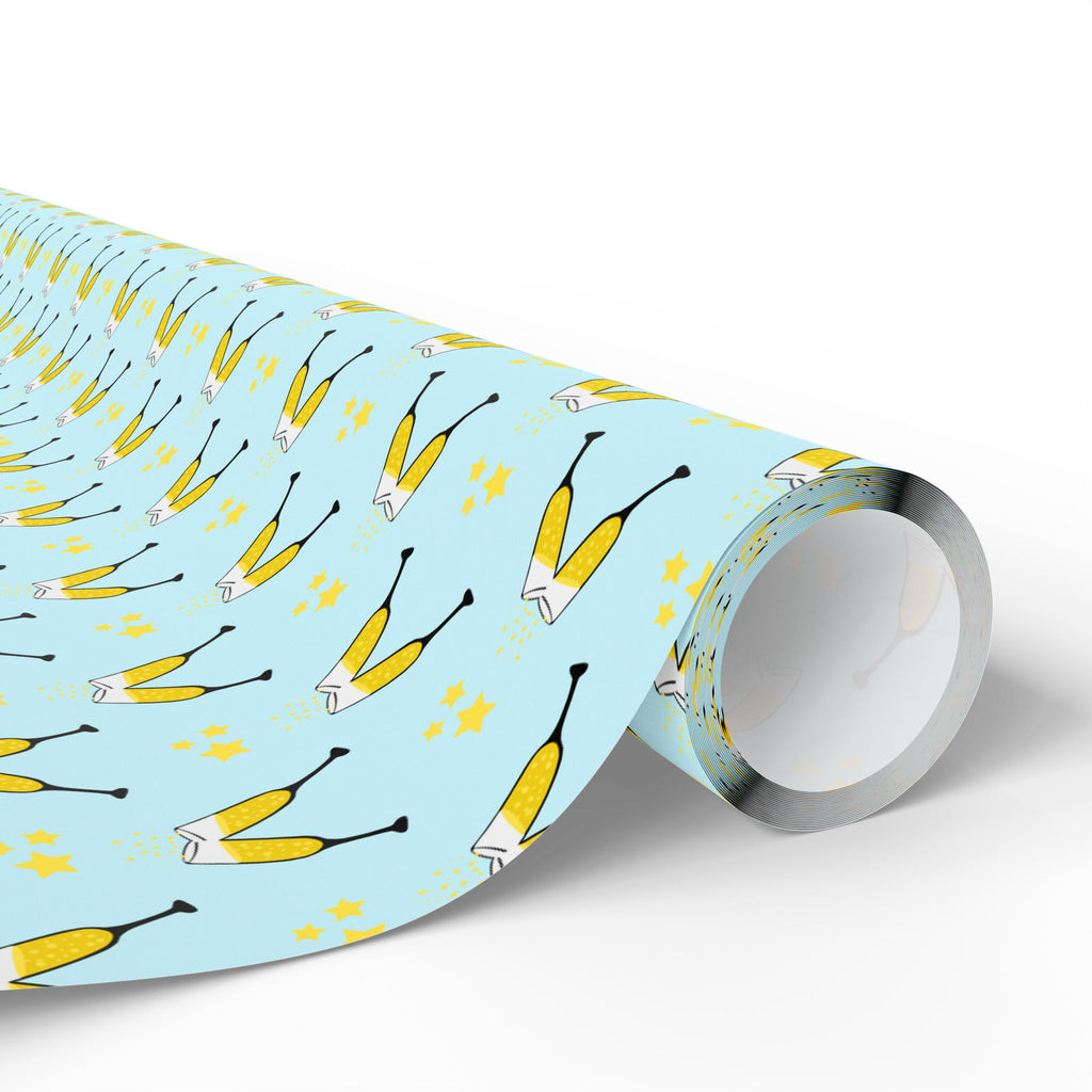 New Year's Champagne Toast Wrapping Paper - Holiday Gift Wrapping Paper Roll