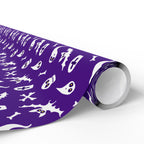 Halloween Spooky Graveyard Wrapping Paper | Holiday Gift Wrapping Paper
