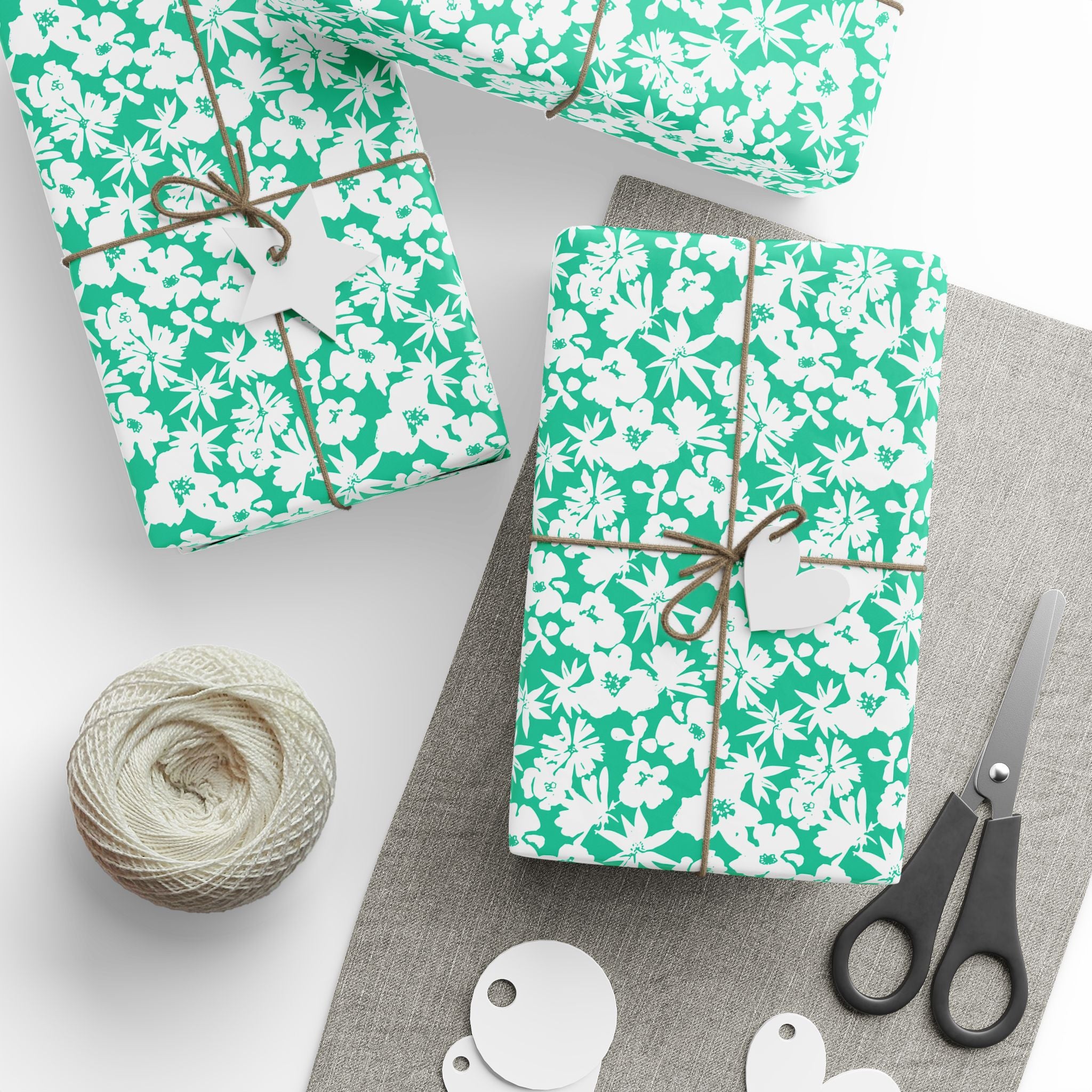 Floral Design 013 Wrapping Paper - Holiday Gift Wrapping Paper Roll
