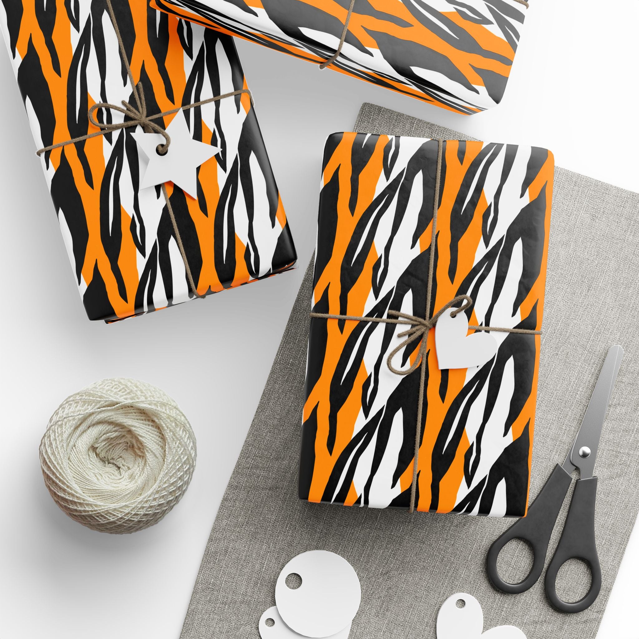 Animal Print Design 028 Tiger Skin Wrapping Paper - Holiday Gift Wrapping Paper Roll