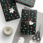 Christmas Boughs of Holly Wrapping Paper | Holiday Gift Wrapping Paper