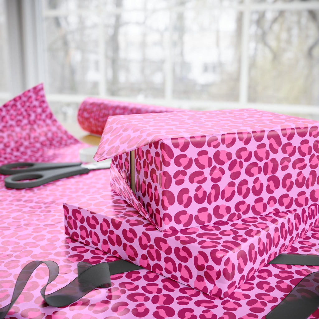Animal Print Design 008 Leopard Skin Wrapping Paper - Holiday Gift Wrapping Paper Roll