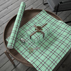 Houndstooth Wrapping Paper Design Seafoam 003 - Holiday Gift Wrapping Paper Roll