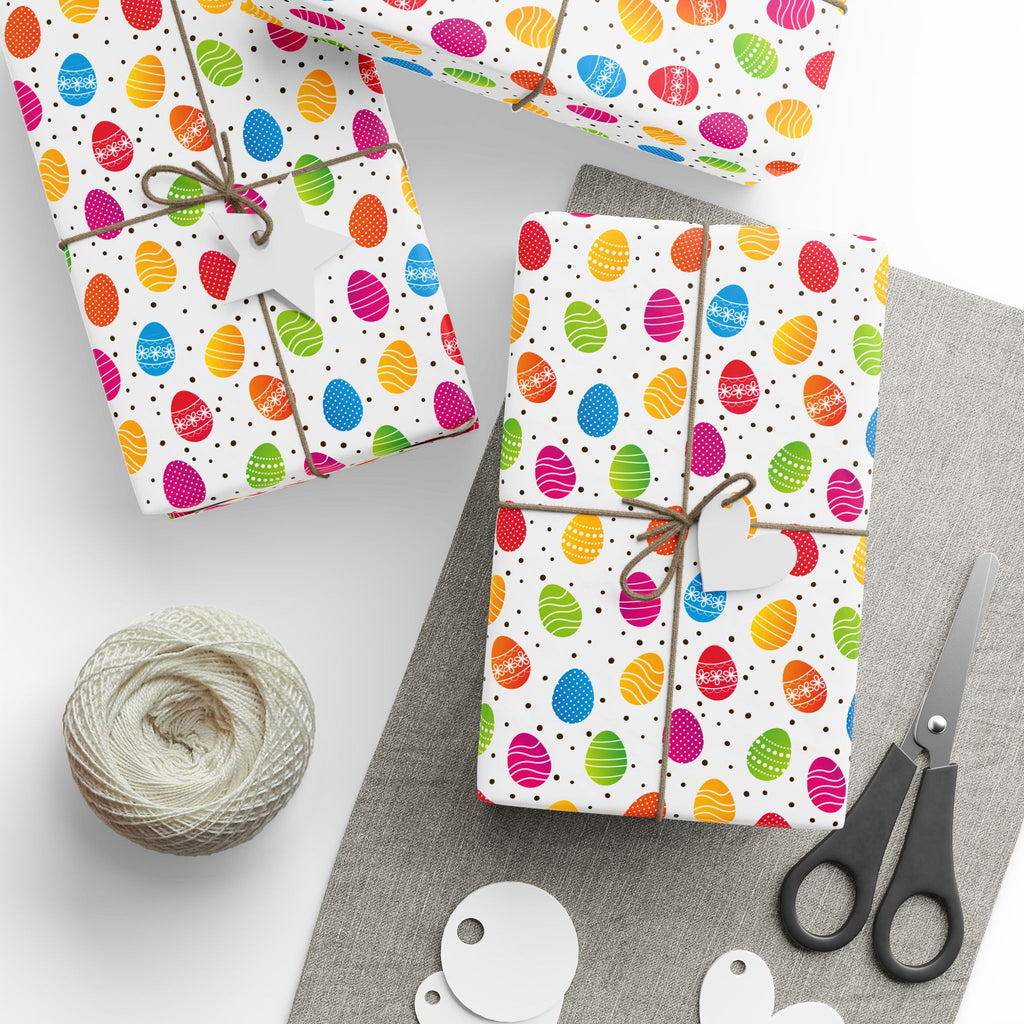 Easter Egg Hunt Wrapping Paper | Holiday Gift Wrapping Paper Roll